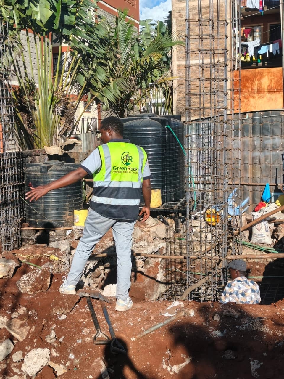 GreenRock construction team at work